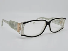 Silhouette M 1267/20 C2117 Pearl White Black Eyeglasses Frame Austria 57-12-130