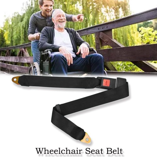 Wheelchair Seat Belt for Elderly & Disabled, Adjustable 45" Safety Strap, Buckle - Picture 5 of 6