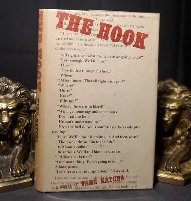 #ad The Hook by Vahe Katcha 1958HCDJ1#x27;st Printing Hardcover WWII $15.00