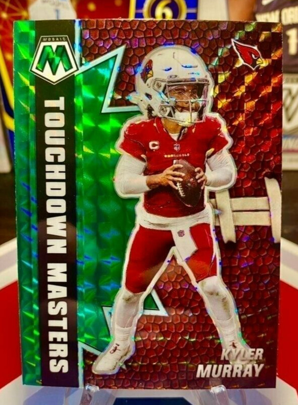 2021 Kyler Murray Panini Mosaic Touchdown Masters Green Mosaic Prizm #TM-20