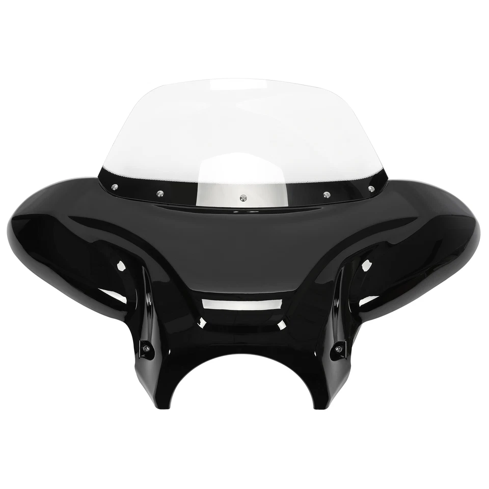For Harley Kawasaki Honda Motorcycle Universal Front Fairing Batwing Windshield - Image 4 of 4