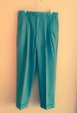 EUC Light Brown Chaps by RALPH LAUREN Pleat Front Pants SZ 36