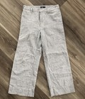 Abercrombie & Fitch Annie High Rise Wide Leg Crop Stripe Pants Women’s Size 27 — photo 2