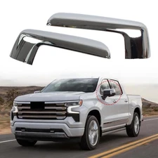 2 PCS Chrome Mirror Cap Cover Trim Fit for 2019 2020 2021 2022 2023 2024 2025...