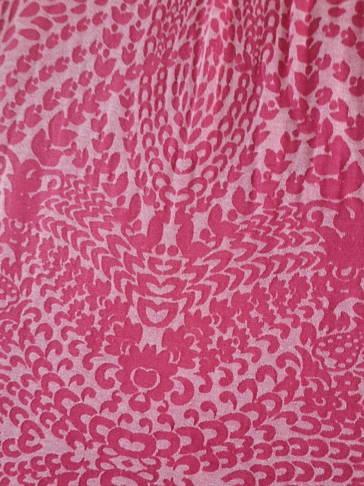 Vestido Athleta Mujer Talla Mediana Correa para el Hombro Bajo Falda Medio Boho Rodilla Rosa Foto 2 de 4