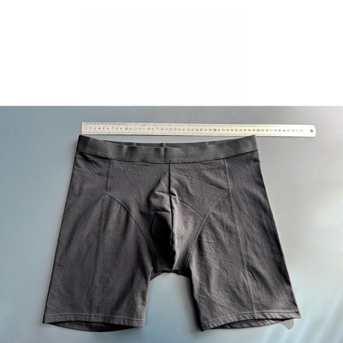 Calzoncillos boxer de algodón para hombre calce cómodo deportes pierna más larga calzoncillos boxer ropa interior - Imagen 14 de 27