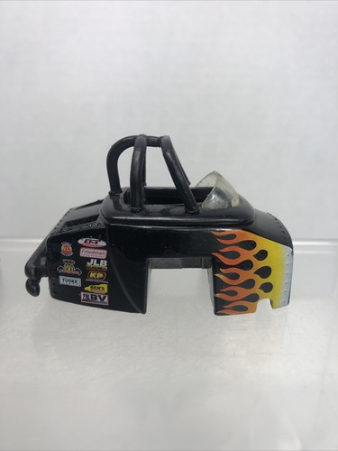 Die Cast Mud Bog Racer Cabs And Frame 2.5in Black Flames - Picture 7 of 22