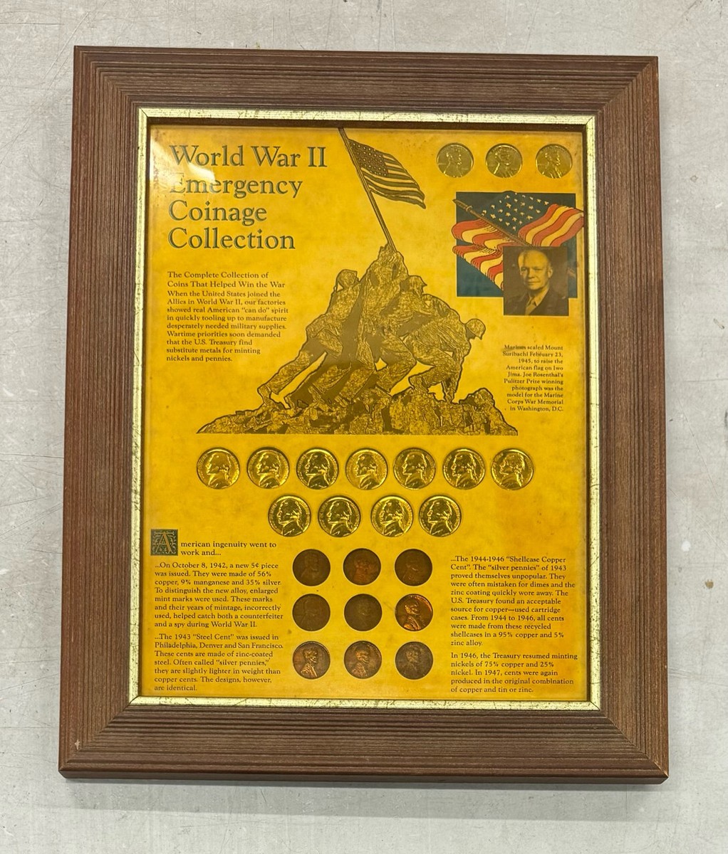 World War II Emergency Coinage Collection Framed | eBay