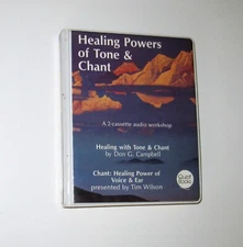 Healing Powers of Tone & Chant Gregorian Tibetan Monk Chats Cassette Audiobook