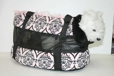 Pet carrier soft  pink crown brand new
