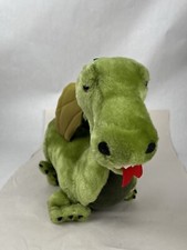 RARE R Dakin  Co Stuffed Plush Dragon Dinosaur 35  Excellent 1980 Vtg New Tag
