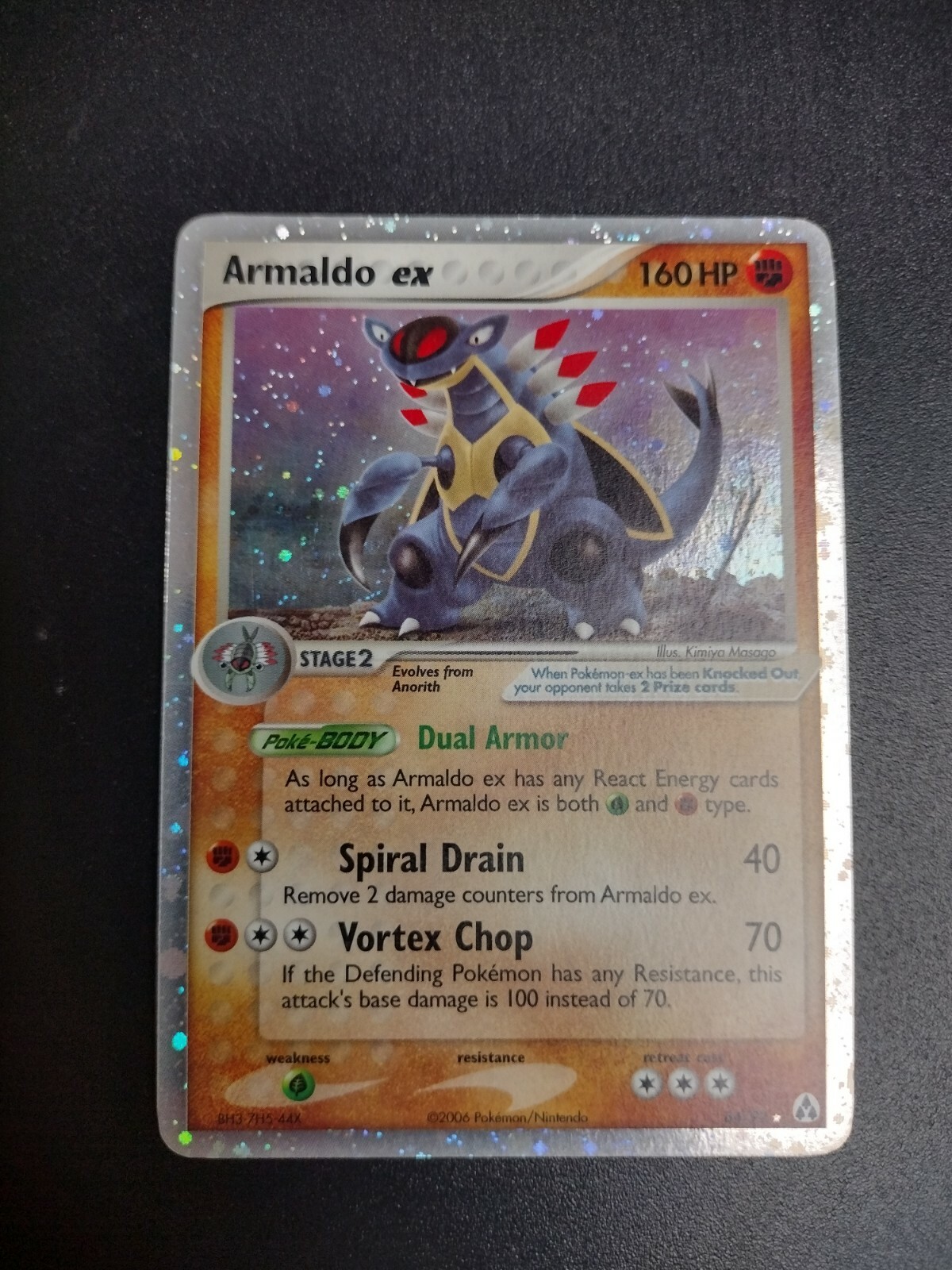Armaldo Ex - 84/92 - Ex Legend Maker - ENG Pokémon Card Wysoka jakość, 100% nowy