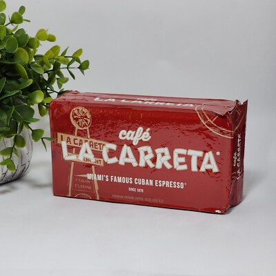 Cafe La Carreta Espresso Coffee 10 oz each - LOT of 14 Pack Ground Molido Miami