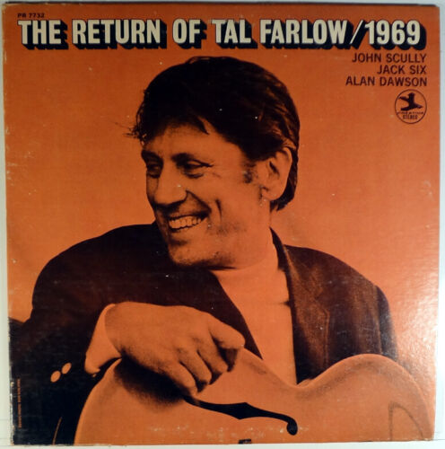 THE RETURN OF TAL FARLOW/1969-PRESTIGE 7731, STEREO LP-JACK SIX ALAN DAWSON - Afbeelding 1 van 3