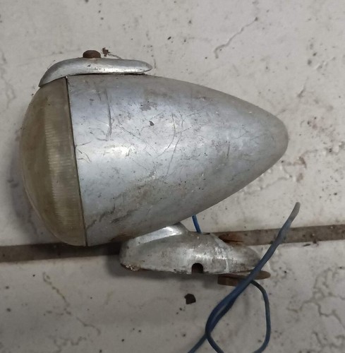 phare obus aluminium bombé velo bicyclette collection moto