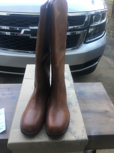 New Free People Everly Equestrian Boot in Saddle Tan, Revolve Size 10/EU 40 - Picture 7 of 9