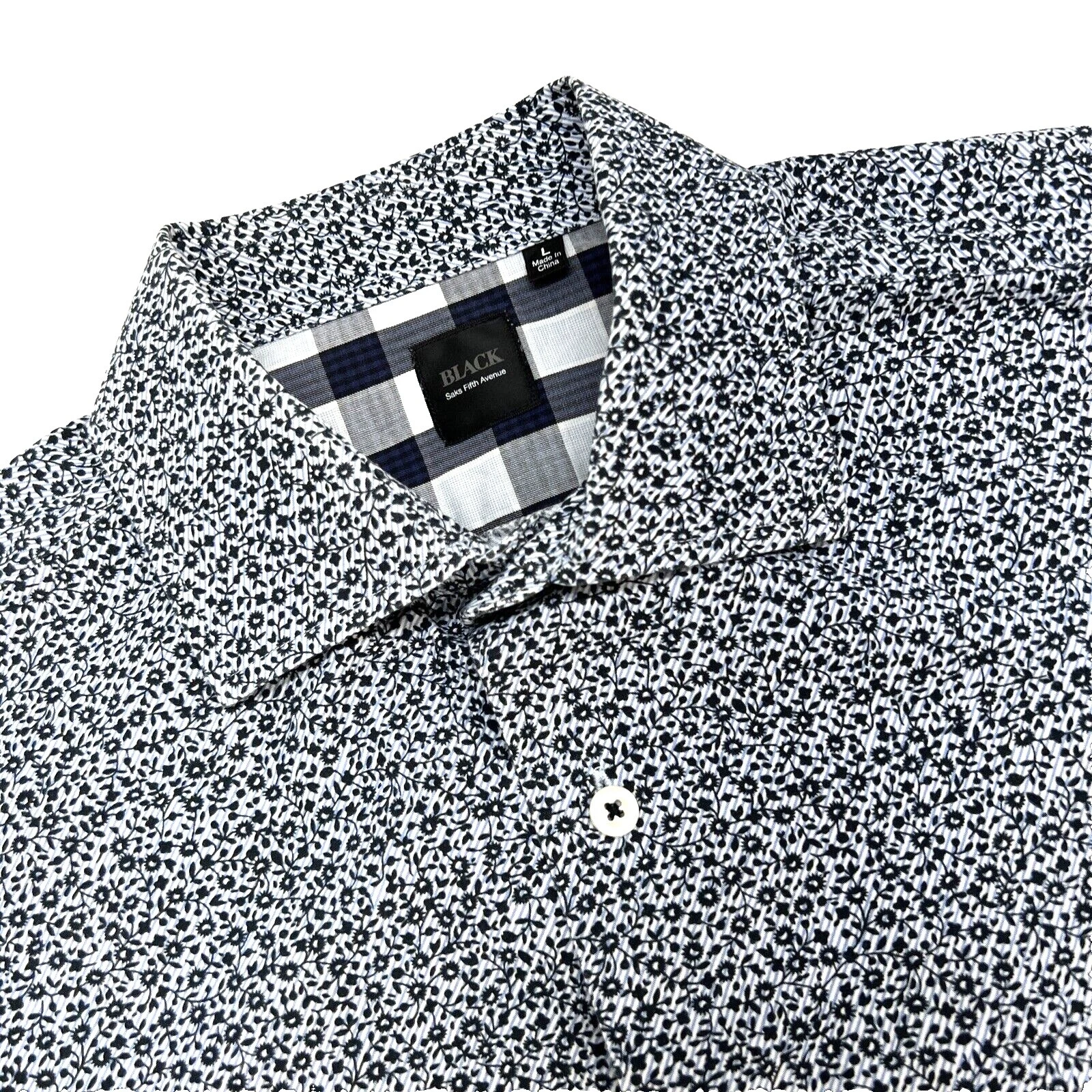 Saks Fifth Avenue Long Sleeve Size L Shirts for Men