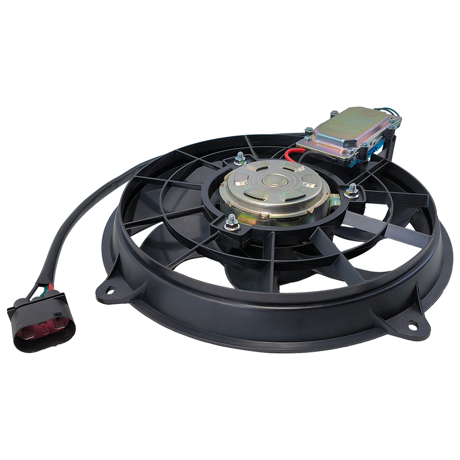 Electric Cooling Fan w/Module 4Z7959455M For Audi R8 08-15 Allroad Quattro 04-05