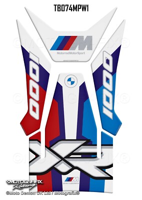 八 BMW M1000XR 2024 - 2025 M Pack Motorcycle Tank pad Gel Paint
