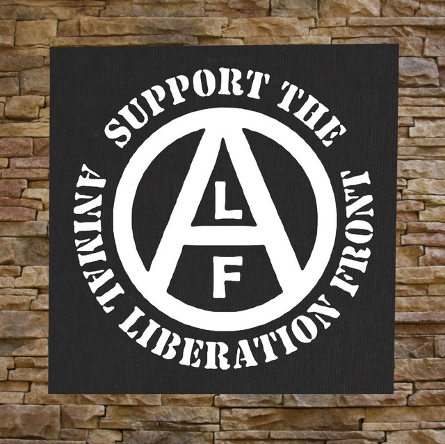 Animal Liberation Front BACK Patch ALF Rights Vegan Vegetarian Welfare