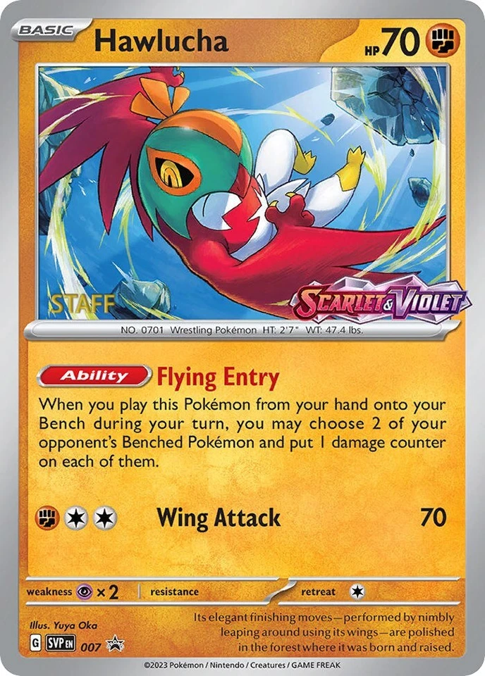 Hawlucha 007 Sv: Scarlet & Violet Promo Cards