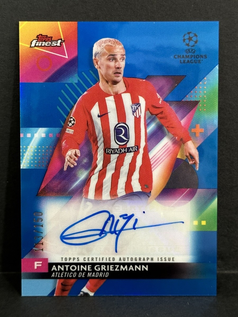 2023-24 Topps Finest UEFA Club Competition Antoine Griezmann Auto