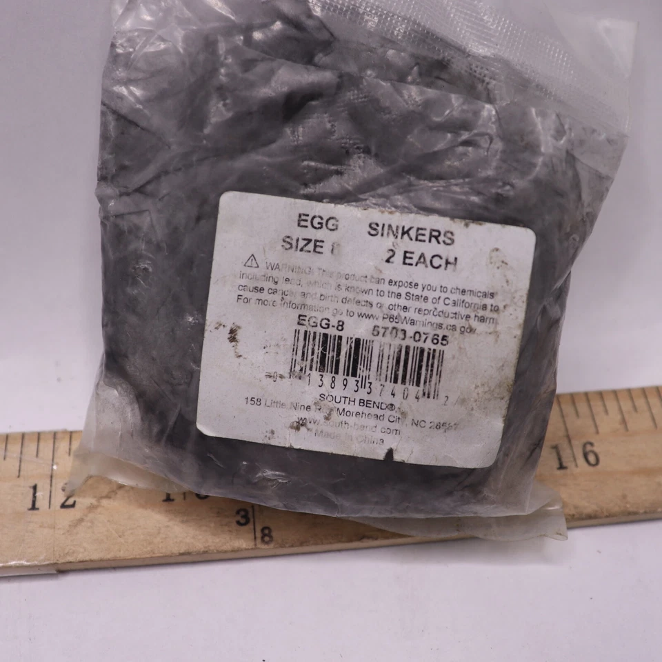 (2-Pk)南弯蛋沉船钓鱼重量蛋形8盎司 EGG-8 保修 & 延长技术支持 — 第 4/4 张图片