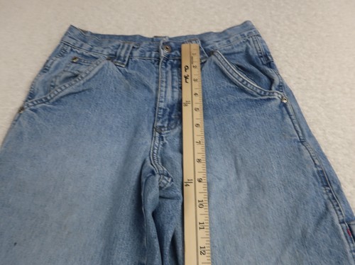 Wrangler Women's Jeans Size 24x23 Straight Mid Rise Carpenter Light Wash ATG - Picture 6 of 7