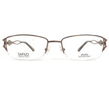 Emozioni by Safilo Eyeglasses Frames Elasta EM4363 1N5 Shiny Brown 55-18-135
