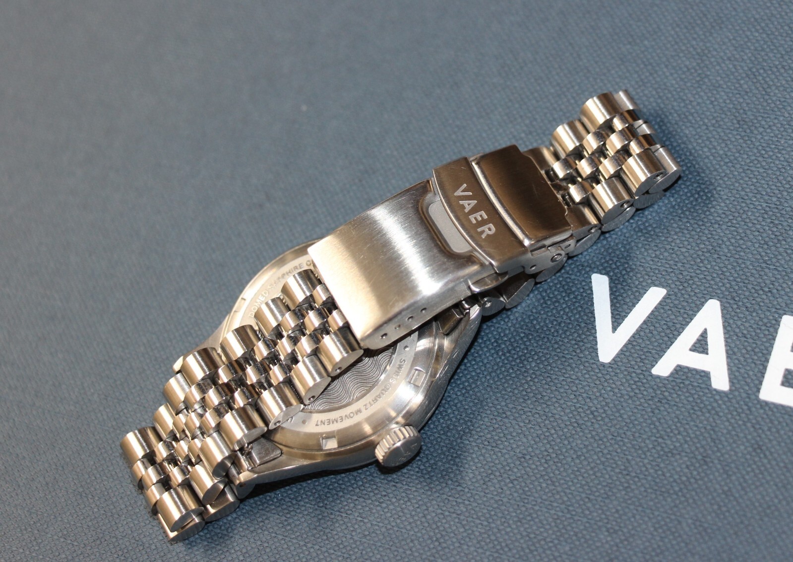 VAER C3 Atlas Orange USA Quartz 36mm Watch w/ Premium Jubilee