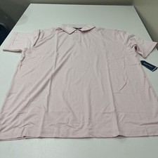 Nautica Men's Saltwater Stretch Polo Pink Size L