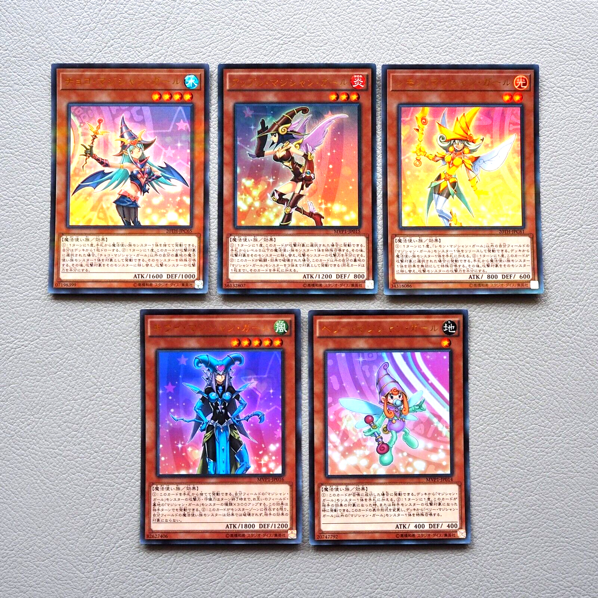 Yu-Gi-Oh Chocolate Lemon Berry Apple Kiwi Magician Girl 20TH-JPC65