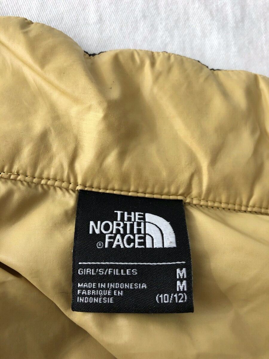 The North Face Zip-Front Poly Fill Jacket Black w/Tan The North Face Zip-Front Poly Fill Jacket Black w/Tan