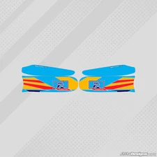 2011 FA ALONSO STYLE M5 SIDE POD STICKER KIT - KARTING - JakeDesigns