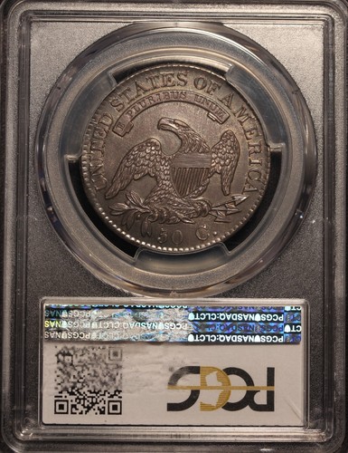 1826 Capped Bust Half Dollar, PCGS MS62, Overton 118, Incredible Strike! - Picture 4 of 12