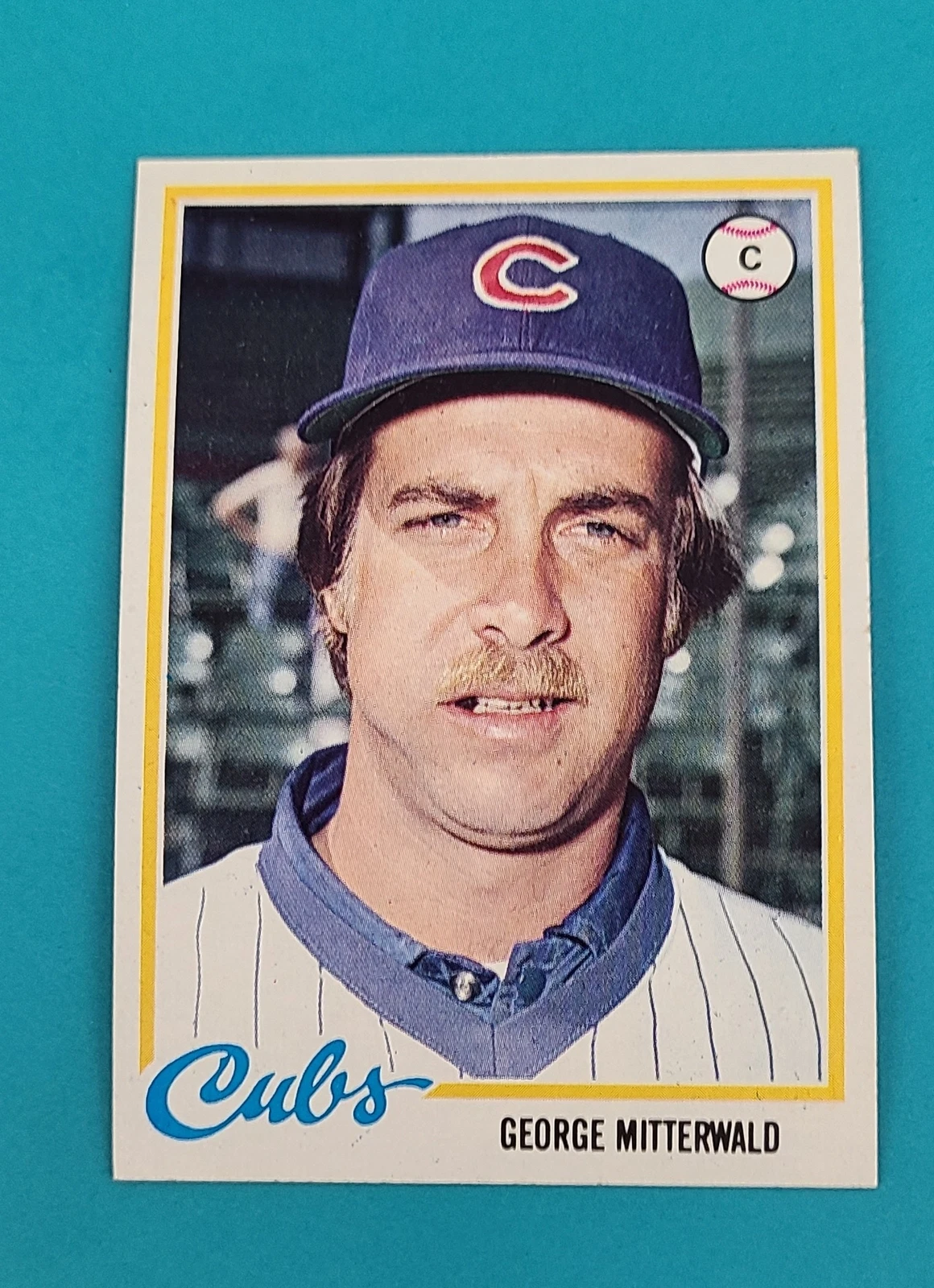 George Mitterwald trading card