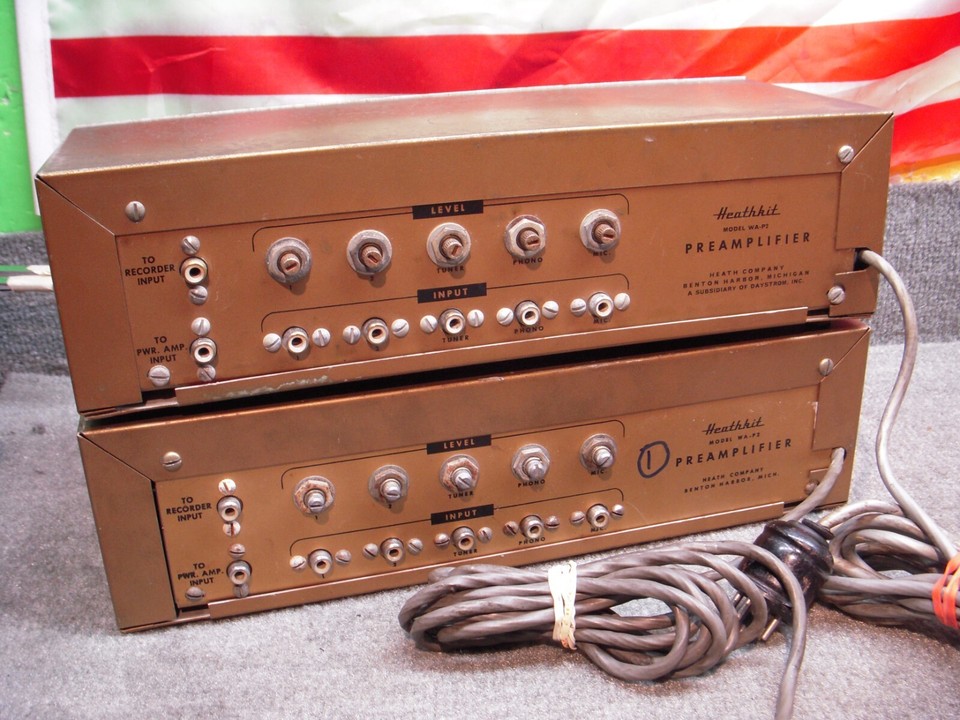 Amplificateur Heathkit SK-104 Vintage – Kit Audio Complet, Boîte Ouverte, USA