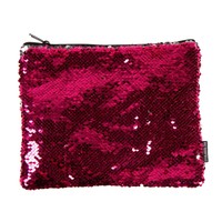 Magic Sequin Reversible Sequin Pink To Silver Pouch on sale Magic Sequin Reversible Sequin Pink To Silver Pouch on sale