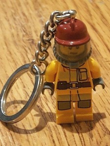 lego firefighter keychain