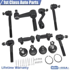 Front Suspension Lower Ball Joint Tierod Pitman Idler Arm Kit for 94-99 Ram 1500