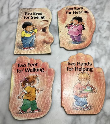1993 Two Eyes For Two Ears For Two Feet For Tow Hands For Helping Set 4 Books