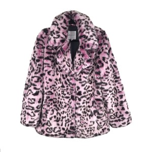 Pink Animal Print Coat Outlet, 59% OFF 