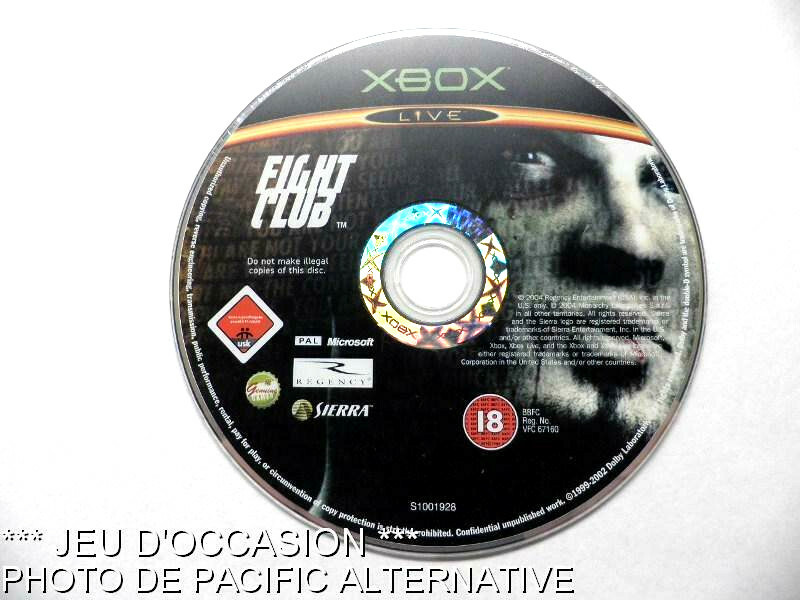 jeu FIGHT CLUB pour xbox (First Gen 1) francais game action combat spiel loose