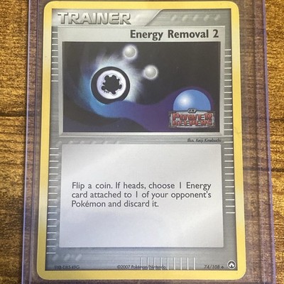 energy removal pokemon card Energy Removal 2 80/109 - ex Ruby & Sapphire - Reverse holo