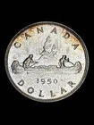 1950 Silver Dollar Canada UNC King George VI.