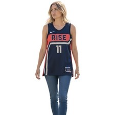 Nike Washington Mystics Jersey Womens Sz M Blue Elena Delle Donne Rebel Edition