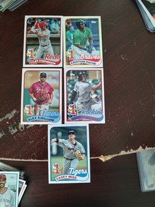 2020 Topps Baseball #1 Prospect 24 Card Lot Varsho, Carlson, Jung, Mountcast Etc