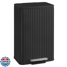 SONGMICS Trash Can, 13 Gallon 50 L Garbage Can for Kitchen, wit