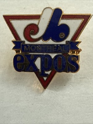 Vintage 1988 Montreal Expos Triangle Logo Enamel Lapel Pin MLB Peter David