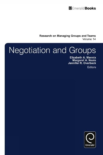 Negotiation in Groups by Jennifer Overbeck, Elizabeth A. Mann... - 9780857245595